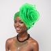 New Fashion Side Big Flower African Ethnic Characteristics Baotou Hat Turban Hat_viptrois.com