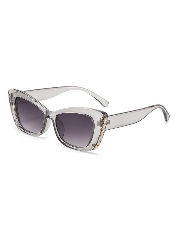 New Sunglasses For Women Luxury High End Cat Eye Sunglasses Frame Inlaid With Pearls Net Celebrity Street Shooting Sun Protection Glasses_viptrois.com
