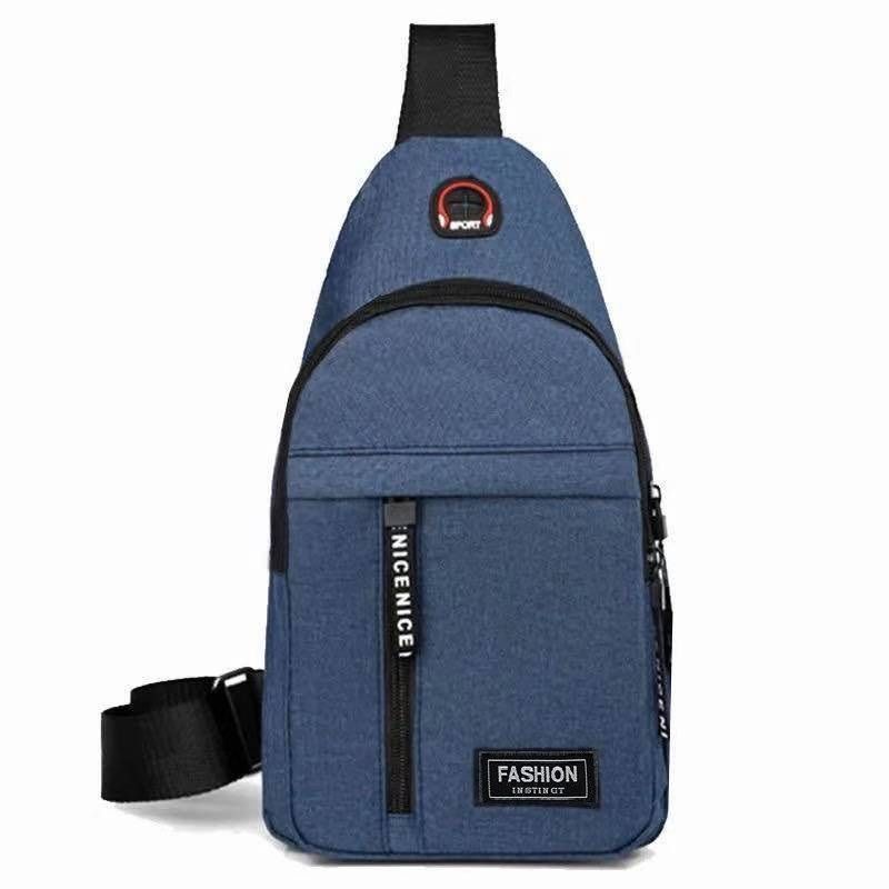 Men's Chest Bag Waist Bag Messenger Bag Can Hold Headphones Multifunctional Travel Shoulder Bag Casual Business Bag_viptrois.com