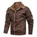 Men's Clothing Lambskin Leather Suede Suede Jacket Biker Clothing _viptrois.com