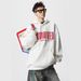 American Heavy Letter Printing Hooded Sweater Men's Autumn And Winter Tide Brand Loose Pullover College Style Casual Velvet Jacket_viptrois.com