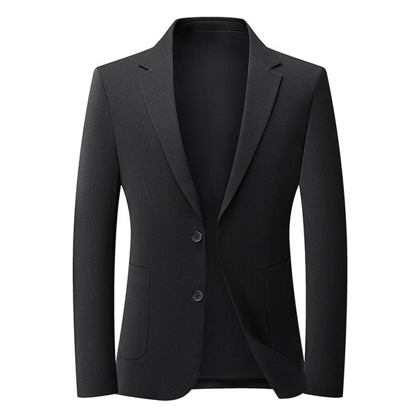 Casual Elastic Slim Fit Jacquard Skin Friendly Breathable Houndstooth Hanging Feeling, No Ironing And Wrinkle Resistant_viptrois.com