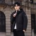 Men's Clothing Winter New Short Thickened Jacket Men's Fashion Brand Trendy Wide Lapel Hong Kong Style Couple Down Jacket Fashion_viptrois.com