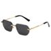 Polygonal Sunglasses For Women & Men - High-End Retro Fashion Eyewear (UV400 Protection, Trendy Design)_viptrois.com