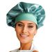 solid color wide brim elastic adult sleeping cap men and women fashion hair care beauty shower cap satin chemotherapy cap_viptrois.com