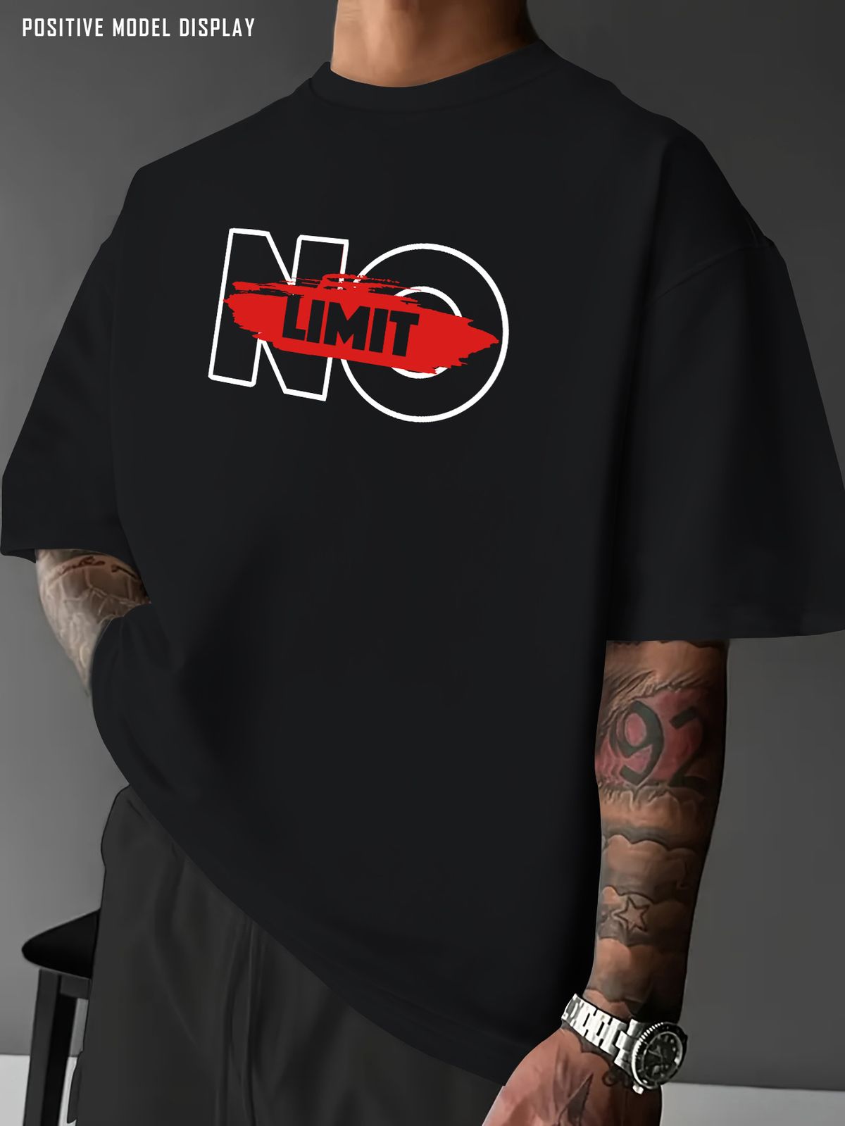 Maglietta Uomo Cotone 180g Vestibilità Regolare Collo Tondo Stampa Moda Streetwear Quotidiana Ottima Come Regalo_viptrois.com