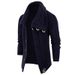 Loom Cross-Border New European And American Style Button Sweater Loose Warm Knitted Cardigan Jacket For Men_viptrois.com