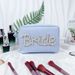 Makeup Tools & Accessories New Bridal Makeup Bag Pearl Letter Portable Clutch Bag High Value Fashion Storage Bag_viptrois.com