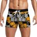 Men's Clothing Men's Boxer Briefs + Striped Squares + Prints, Simple, Can Be Used In The Water, Beach, Anti Exposure Tether Zipper, Spot_viptrois.com