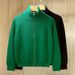 Loom Loom European And American Simple High-End Stand Knitted Cardigan Men Winter Half High Collar Sweater Jacket_viptrois.com