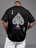 Men's 100% Cotton Stretch Fabric T-Shirt Casual Round Neck Short Sleeve With Print Ideal Gift Comfortable And Breathable For All Seasons Gift For Men_viptrois.com