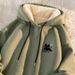 Lamb Wool Sweater Men's Fleece Thickened Hooded Jacket Cold-proof Extra Thick Thermal Top_viptrois.com