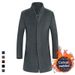Loom Loom 2023 European And American Autumn Winter Wool Coat Jacket Korean Style Slim Fit Padded Thickened Woolen Men's Clothing_viptrois.com