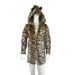 Men's Faux Fur Hooded Coat With Leopard Print, Winter Warm Long Jacket For Streetwear Fashion_viptrois.com