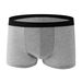 Pulse Solid Color Boxer Shorts Plus Size Breathable Four-Corner Briefs Mid-Waist Knitted Cross-Border Exclusive Men's_viptrois.com