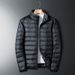 Light And Thin White Duck Down Jacket Men's Winter Large Size Loose Youth Short Outdoor Sports Stand-up Collar Warm Jacket_viptrois.com
