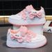 Girls Sneakers With Cute Flowers Spring And Autumn New Models For Middle And Large Children Casual Shoes Wholesale Girls Shoes Ladies_viptrois.com
