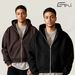 ETAI Men's Clothing 360G Autumn And Winter New Products Loose Men's Short Version Trendy Brand Hooded Sweater Thickened Suit Casual Single Wear_viptrois.com