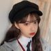 Suede Women, Autumn And Winter Korean Style Duckbill Octagonal Hat, British Beret, Solid Color Artist Hat For Men_viptrois.com