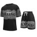 Code European Xiyin Quality Summer Trendy Printed Set Men's Loose And Versatile_viptrois.com
