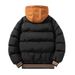 Winter New Men, Youth Windproof Warm Coat, Trendy Casual Two-Piece Top, Cotton Padded Jacket For Men_viptrois.com