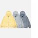 2026 Autumn Winter New Rivet Decorated Reverse Craft Solid Color Cardigan Fleece Lined Hooded_viptrois.com