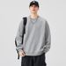 Pulse Trendy Brand Crew Neck Sweatshirt Autumn Winter New Embroidery Versatile Casual Pullover Loose Long Sleeve Drop Shoulder_viptrois.com