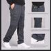 Men's Outdoor Work Pants Spring Autumn Straight Leg Loose Fit Casual Hiking Multi Pocket Military Green Windproof Long Trousers_viptrois.com