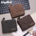 Wallet Card Cases Simple Men's Short Zipper Wallet Stitching Retro Fashion Multi Card Slot Zipper Coin Purse_viptrois.com