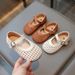 Children's Shoes Summer New Style Girls Small Medium And Large Children's Solid Color Versatile Closed Toe Sandals Trend_viptrois.com