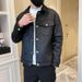 Spring And Autumn Lapel Jacket Men's 2025 New Korean Version Trend Xiaoxiangfeng Jacket High-end Sense Ruffian Handsome Men's Top_viptrois.com