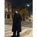 Pulse Autumn Winter Men's Thickened Mid-Length Overcoat Trendy Street Style Trench Casual Woolen Coat_viptrois.com
