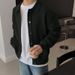 Men’s Slim-Fit Lapel Cardigan | Korean-Style Knit Sweater For Fall (M-3XL, Military Green & More)_viptrois.com