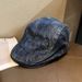 Women's Hats Internet Celebrity Retro Solid Color Denim Forward Hat Men And Women Classic Old Casual Versatile Vintage Painter Hat Trend_viptrois.com