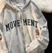 2022 New Zipper Hoodie Letter Youth Hooded Sweatshirt Unisex Jacket Top_viptrois.com