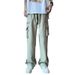 Men's Clothing Autumn And Winter Fashion All Match Men's Loose Straight Casual Pants Men_viptrois.com