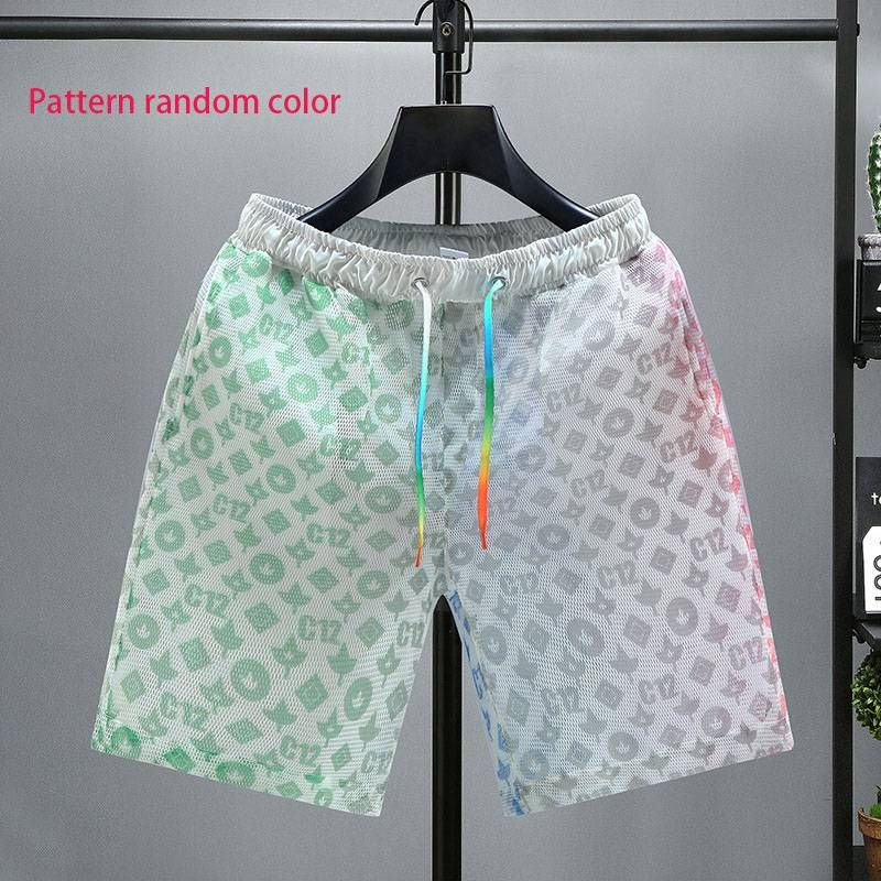 Men's Clothing Simple Men's Shorts Casual Loose Versatile Shorts 2024 New Men's Pants Summer Thin Mid-length Pants_viptrois.com
