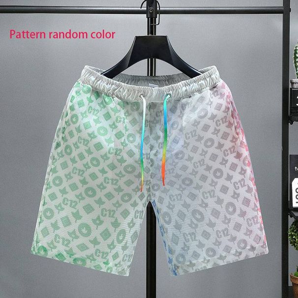 Men's Clothing Simple Men's Shorts Casual Loose Versatile Shorts 2024 New Men's Pants Summer Thin Mid-length Pants_viptrois.com