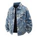 Men's Clothing Spring And Autumn Men's Denim Jacket Autumn Long Sleeve Floral Men's Tops New American Printed Fashion Brand Jacket Men_viptrois.com