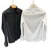 Letter Long Sleeved Shirt Loose Shirt Boys Summer Trend All Match Casual Jacket_viptrois.com
