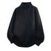 Solid Color Sweater For Men American Style Henley Collar Loose Vintage Knitted Autumn Winter Warm Coat_viptrois.com