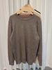 Men's Classic Round Neck Wool Sweater – Warm Winter Knit Pullover, Solid Color Casual Long Sleeve Top (White, Black, Brown, Cow Wool)_viptrois.com