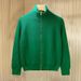 Loom Loom European And American Simple High-End Stand Knitted Cardigan Men Winter Half High Collar Sweater Jacket_viptrois.com