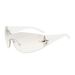 Two Circles Oversized One Piece Sunglasses - UV Protection Frameless Fashion Glasses (Model T1128)_viptrois.com