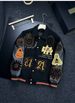 Men's Clothing Retro High End Baseball Jacket For Men, Spring And Autumn Jacket, Woolen Coat, Young Men And Women Couple Embroidery_viptrois.com