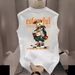 Men's Clothing Sports Vest Men's Summer Loose Outer Wear Sleeveless T Shirt Boys Casual Wide Shoulder Waistcoat Top_viptrois.com