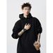 Loose Couple Jacket, American Sports Hoodie, Men's Button Up Stiff Hooded Sweatshirt_viptrois.com