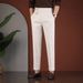 Men's Slim Fit Straight Leg Casual Dress Trousers Neapolitan Style British Style Wrinkle Free Perfect For Spring And Summer_viptrois.com