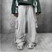 Cross-border European And American High Street Casual Sweatpants Fashion Versatile Street Hip-hop Men's Trendy Brand Loose Straight Striped Trousers_viptrois.com
