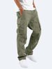 Fashionable New Men's Workwear Casual Pants, European And American Independent Station Export Drawstring Multi-pocket Long Pants_viptrois.com